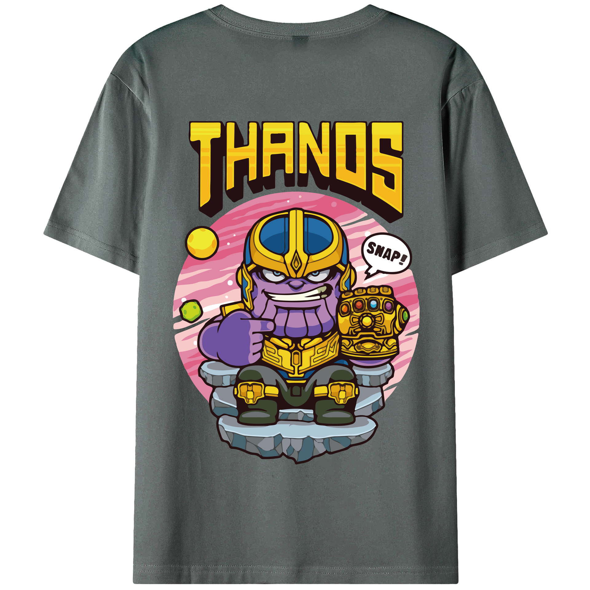 （画像用） アベンジャーズ The Avengers 綿100％半袖Tシャツ（背面プリント）